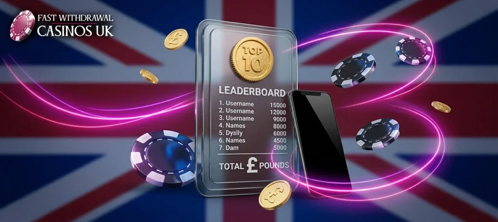 Rating of elite British gambling sites offering express cashouts to bank accounts.