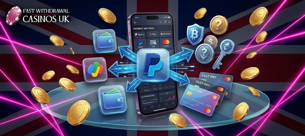 Alternative rapid payout options including alternative electronic wallets and cryptocurrencies for players.
