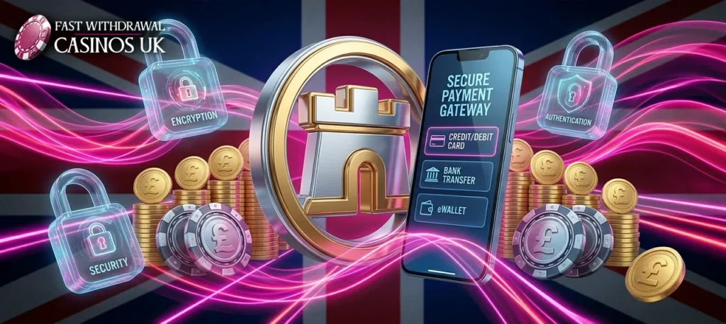 Overview of major British secure payment gateways and instant banking networks.