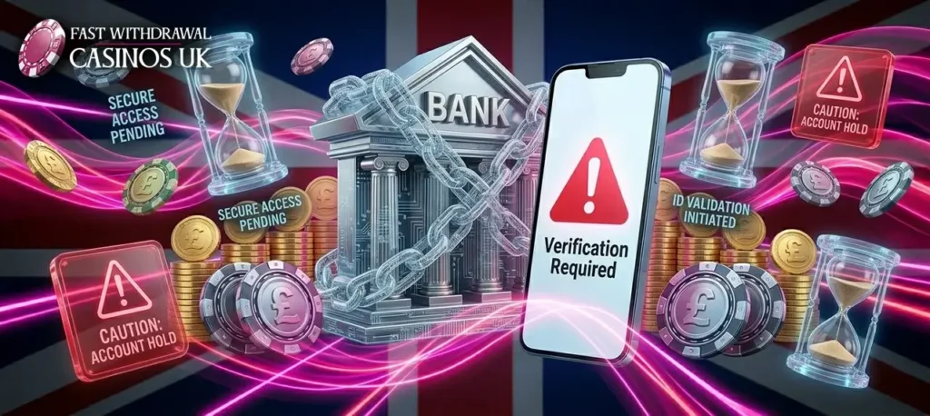 Troubleshoot guide for security checks and processing delays in casino banking.